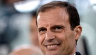 Juventus' coach Massimiliano Allegri before the match . REUTERS/Giorgio Perottino
