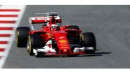 Ferrari's Kimi Raikkonen in action. REUTERS/Albert Gea
