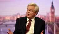 Britain's Secretary of State for Leaving the EU David Davis speaks on the Marr Show in London, March 12, 2017. Jeff Overs/BBC