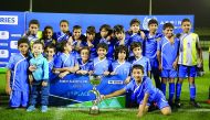 Aspire Academy Under-11 team winners of the Tri-Series football tournament held at Aspire Academy in Doha.