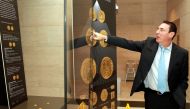 World famous numismatist Dr Alain Baron, founder of Numismatica Genevensis and curator of 
