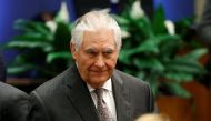 U.S. Secretary of State Rex Tillerson arrives for the afternoon ministerial plenary for the Global Coalition working to Defeat ISIS at the State Department in Washington, U.S., March 22, 2017. REUTERS/Joshua Roberts