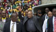 FILE PHOTO: South African President Jacob Zuma arrives at a Human Rights Day rally in Durban, South Africa, March 21, 2016 (REUTERS / Rogan Ward) 
