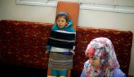 Palestinian girl Rasha al-Bayed, 5, who suffers from cerebral palsy, attends a physiotherapy session at Mabaret Falasteen charity in Gaza City, March 20, 2017. REUTERS/Mohammed Salem