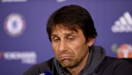 Chelsea manager Antonio Conte during the press conference Action Images via Reuters / Tony O'Brien Livepic EDITORIAL USE ONLY.