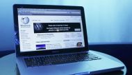 Wikipedia webpage in use on a laptop computer is seen in this photo illustration taken in Washington, January 17, 2012. REUTERS/Gary Cameron