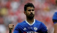 Chelsea’s Diego Costa celebrates scoring their first goal Action Images via Reuters / Lee Smith
