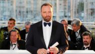 Director Yorgos Lanthimos, Best screenplay ex aequo award winner for his film 