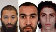 Italian national Youssef Zaghba, 22, identified by Italian and British law enforcement bodies as the third man shot dead by police officers during the attack on London Bridge and Borough Market is seen on right with the other two men named, Khuram Shazad 