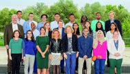 Members of the WISE Learners’ Voice Program 2016-17, with facilitators, at the Madrid residential session. 