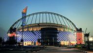 The Khalifa International Stadium, one of the landmark venues for the 2022 FIFA World Cup in Qatar, after the renovation.
