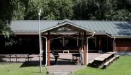 A view shows a country house at a dacha compound used by U.S. diplomats for recreation, in Serebryany Bor residential area in the west of Moscow, Russia, July 31, 2017. (REUTERS/Tatyana Makeyeva)