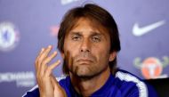 Chelsea manager Antonio Conte during the press conference. Reuters/Tony O'Brien
