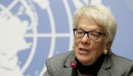 (File Photo) Carla Del Ponte. Reuters