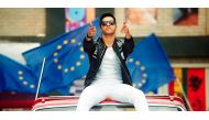 Varun Dhawan in a still from a movie.