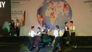 German folkloric troupe, ‘Shlitzerlander Trachten-und Volkstanzkreis’, performs at the Cultural Diversity Festival at Katara Amphitheatre last night.