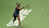 USA's Venus Williams in action during her semi final match against France's Caroline Garcia REUTERS/Jeremy Lee
