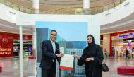Wael El Telbany (left), Acting General Manager, Ezdan Hotels, during the campaign.