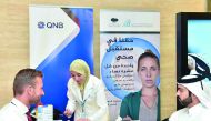 QNB staff undergoing examination as part of the awareness initiative ‘Diabetes at Work Day’ coinciding with World Diabetes Day. 