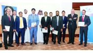 Participants and CFA officials at the 2017 Doha Investment Forum.
