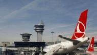 (FILE PHOTO) A Turkish Airlines (THY) aircraft is parked at Ataturk International airport in Istanbul, Turkey, March 24, 2017. REUTERS/Murad Sezer