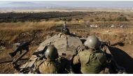 File photo of soldier on Israel-Syria border. Reuters  