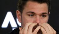 Tennis - Australian Open - Melbourne, Australia, January 13, 2018. Stan Wawrinka of Switzerland reacts during a news conference ahead of the Australian Open tennis tournament. Reuters/Thomas Peter