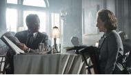 A still of the actors Meryl Streep and Tom Hanks from the movie The Post.