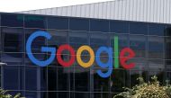 Google logo at the Google headquarters in Mountain View, California on September 1, 2015. (AFP / Getty Images North America / Justin Sullivan) 