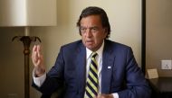 Bill Richardson speaks during an interview with Reuters as a member of an international advisory board on the crisis of Rakhine state in Yangon, Myanmar January 24, 2018. Reuters/Ann Wang