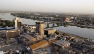 (FILE PHOTO) An aerial view of central Baghdad and the Tigris river, May 24, 2014. ( Reuters)