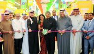 The Ambassador of India to Qatar, P Kumaran (centre), inaugurates Ultimate India Fest at Al Gharafa branch of Lulu Hypermarket, in the presence of Sheikh Hassan bin Khaled Al Thani (third right), Dr. R. Seetharaman (second left) Group CEO of Doha Bank, Mo
