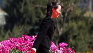 File photo of Kim Yo Jong, sister of North Korean leader Kim Jong Un, attends an opening ceremony of a newly constructed residential complex in Ryomyong street in Pyongyang, North Korea April 13, 2017. REUTERS/Damir Sagolj/File Photo
