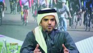 Vice-President and General Manager of Losail Circuit Sports Club (LCSC), Khalid Al Remaihi announcing their preparations ahead of the Grand Prix of Qatar 2018 during a press conference held in Doha.