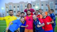 The participants cheer during the activities organised by Ezdan Holding Group and its subsidiaries to mark National Sport Day. 