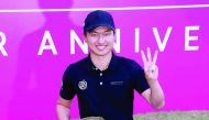 Defending champion Jeunghun Wang.