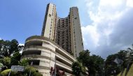This photograph taken on February 13, 2018 shows the Pearl Bank Apartments, on the edge of the business district, in Singapore. AFP / Roslan Rahman 