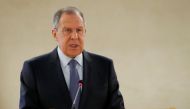 Sergey Lavrov, Minister for Foreign Affairs of Russia, attends the Human Rights Council at the United Nations in Geneva, Switzerland, February 28, 2018. REUTERS/Denis Balibouse

