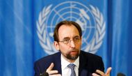  U.N. High Commissioner for Human Rights Zeid Ra'ad al-Hussein. Reuters 