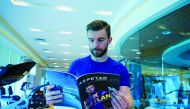 West Bromwich Albion playmaker James Morrison during his treatment at Aspetar.