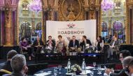 Experts at a panel discussion during the roadshow in France.