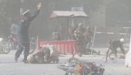 Afghan security forces are seen at the site of a second blast in Kabul, Afghanistan April 30, 2018. REUTERS/Omar Sobhani