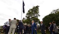 French leader Emmanuel Macron reinforced Wednesday his commitment to the Iran nuclear deal, saying no one wants an escalation of tensions in the region, while admitting the accord needed strengthening.