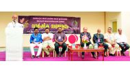 K C Abdullatheef, the President of the Centre for Indian Community (CIC) in Qatar, inaugurating the meeting.