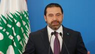 :Lebanese prime minister Saad al-Hariri gestures as he speaks during a news conference in Beirut, Lebanon May 7, 2018. REUTERS/Mohamed Azakir
