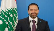 Lebanese prime minister Saad al-Hariri reacts during a news conference in Beirut, Lebanon May 7, 2018. REUTERS/Mohamed Azakir