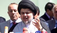 Muqtada al-Sadr speaks during news conference in Najaf, south of Baghdad, March 22, 2016. (Reuters file photo / Alaa Al-Marjani) 