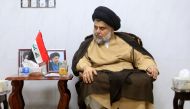 Iraqi Shi'ite cleric Moqtada al-Sadr meets with ambassadors of Turkey, Jordan, Saudi Arabia, Syria and Kuwait, in Najaf, Iraq May 18, 2018. REUTERS/Alaa al-Marjani