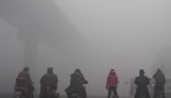 FILE PHOTO of heavy smog in Shijiazhuang, Hebei province, China. REUTERS