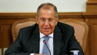 Russian Foreign Minister Sergei Lavrov attends a meeting with his counterpart from Mozambique Jose Pacheco in Moscow, Russia May 28, 2018. REUTERS/Sergei Karpukhin